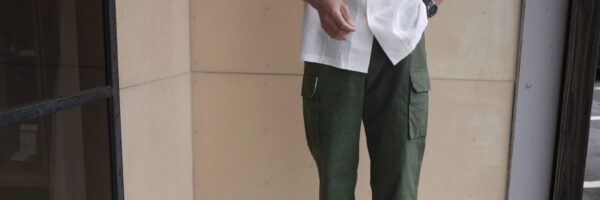 STUDIO ORIBE　”WIDE FRENCH CARGO PANTS ”(RIP STOP)